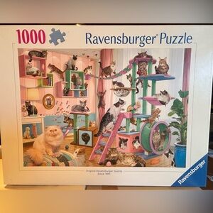 Ravensburger Puzzle 1000 Pieces Cat Tree Heaven 
Like New